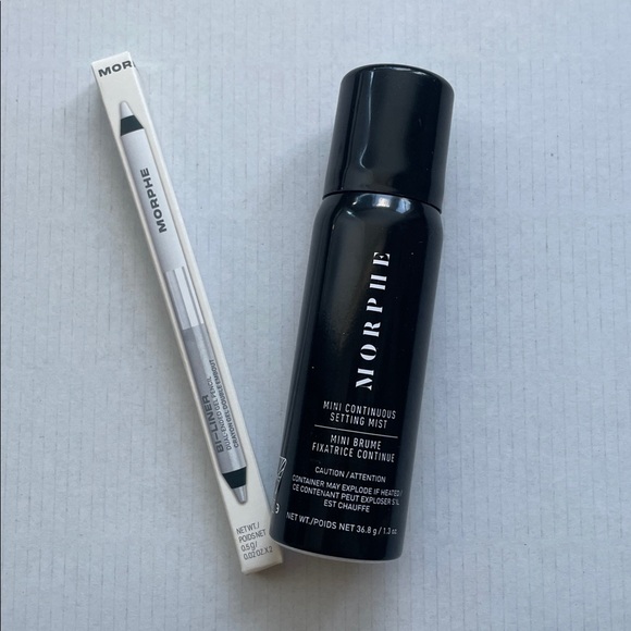 Set Morphe Mini Continuous Setting Mist & Bi Liner Dual-Ended Gel Pencil SEPHORA - Picture 1 of 11